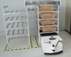 海通慣性導(dǎo)航AGV機(jī)器人演示