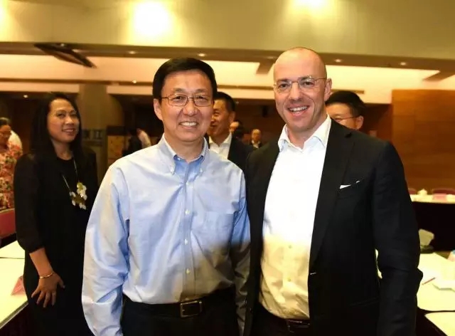 韓正書記主持召開外資企業(yè)座談會，永恒力總經理歐亞雷先生作為企業(yè)家代表參加