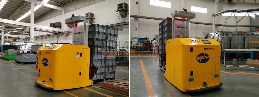 柯金 重載平衡重式激光導航叉車AGV