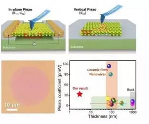 科學家制備出超薄納米材料 有望實現超高精度致動器與傳感器