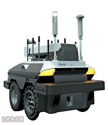 夏普研發(fā)車型保安監(jiān)控機(jī)器人