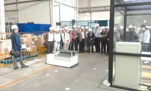 中車集團(tuán)領(lǐng)導(dǎo)視察浦鎮(zhèn)工廠，海通慣性導(dǎo)航AGV表現(xiàn)出色