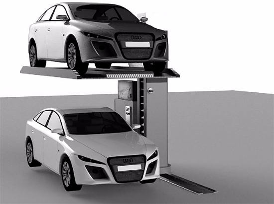 一個車位停兩輛車 智能停車機器人來杭州啦