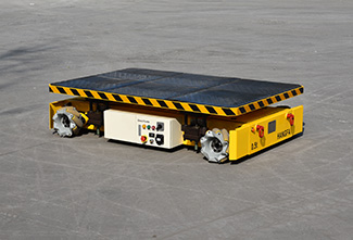 麥克納姆輪全向車 工件搬運(yùn) 車間物流解決方案