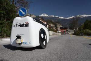 瑞士初創(chuàng)公司Teleretail AG制造快遞機(jī)器人，專注商店和小企業(yè)快遞服務(wù)