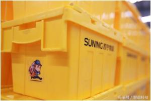 申通分揀機(jī)器人火了以后，蘇寧也開始用物流機(jī)器人了