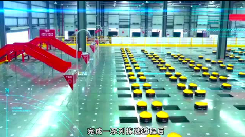 京東物流智能機(jī)器人倉(cāng)、機(jī)器人分揀中心 
