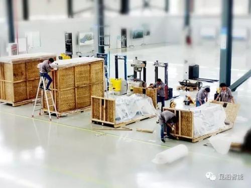 昆船智能深圳一項目AGV發(fā)運