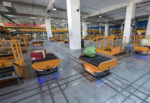 機(jī)器人助力郵政快遞分揀