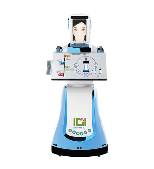 洼賽智能迎賓機(jī)器人