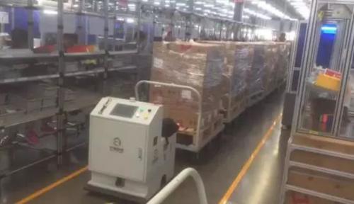 哈特?仝運系列AGV機器人，助力民族品牌汽車智能制造