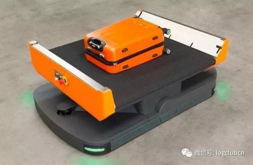 AGV小車取代機(jī)場行李運(yùn)輸系統(tǒng)中的固定輸送分揀