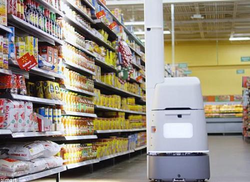 沃爾瑪推貨架機(jī)器人，90秒掃完一組貨架
