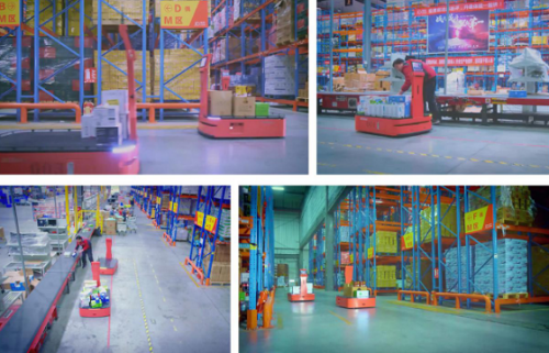 智能揀運(yùn)成潮流 “小紅帽”倉(cāng)儲(chǔ)機(jī)器人重塑618物流格局