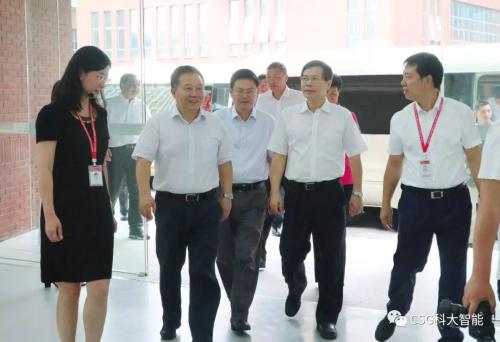 杭州市市長(zhǎng)徐立毅蒞臨科大智能，安徽省委常委、合肥市市委書(shū)記宋國(guó)權(quán)陪同參觀(guān)