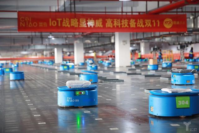 探倉(cāng)丨菜鳥(niǎo)+圓通正式啟用超級(jí)機(jī)器人分撥中心，50萬(wàn)單/天