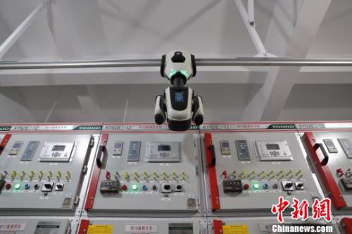 進(jìn)博會(huì)機(jī)器人“保電員”上崗 確保用電安全