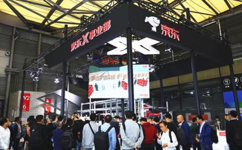 物流展CeMAT ASIA開幕,京東現(xiàn)場建了一座無人倉