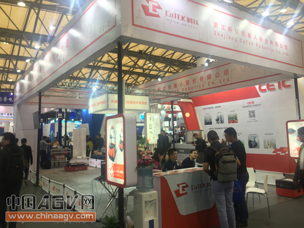 科鈦激光SLAM頂升AGV驚艷亮相CeMAT ASIA 2018
