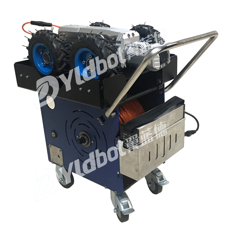 高清管道cctv檢測(cè)，小型管道爬行機(jī)器人，www.landrobots.com