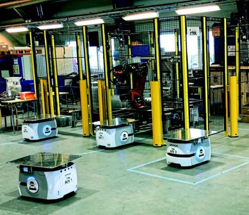 為生產(chǎn)加速的移動式機器人