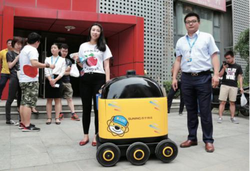 蘇寧物流：從“臥龍一號”談無人配送車的發(fā)展意義｜物流“無人化”專題