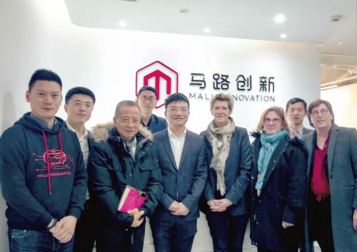 世界500強法國電信Orange公司蒞臨馬路創(chuàng)新參觀交流