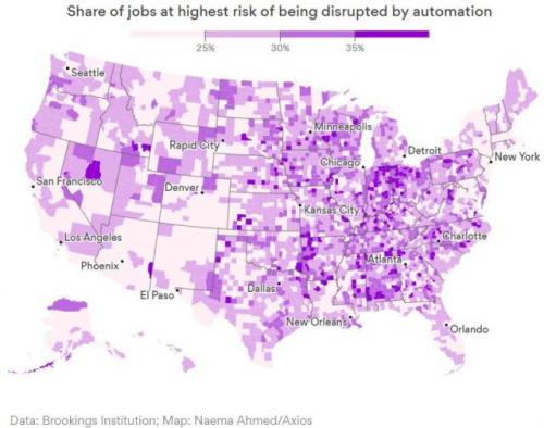 了解下美國各領(lǐng)域采購機(jī)器人比例