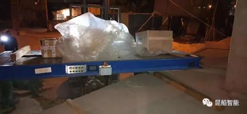 昆船智慧停車101項目首批AGV進場 