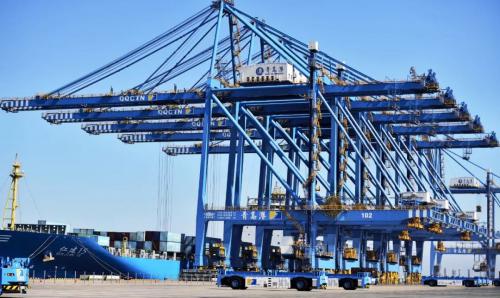 青島港自動化碼頭運營兩周年：自動化碼頭升級“智能+”