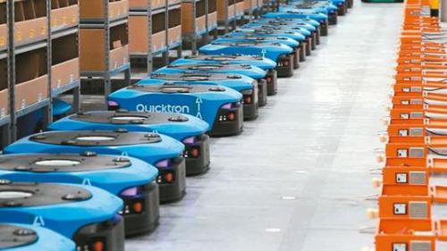 管理訂單的智能倉(cāng)庫(kù) 最新的機(jī)器人技術(shù)