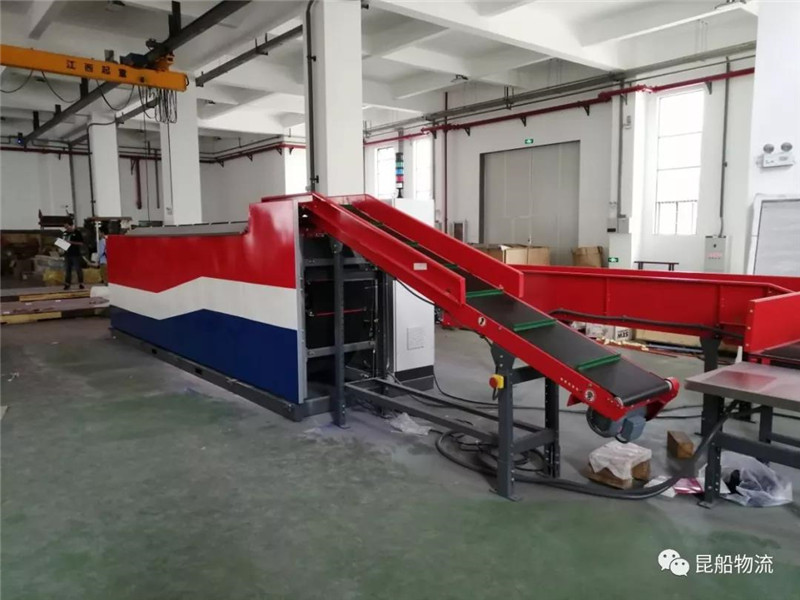 【泰國物流展】昆船物流公司脫胎換骨的直線交叉帶分揀機整裝待發(fā)