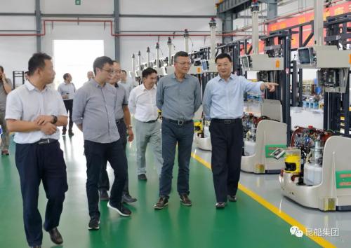 成都天府機(jī)場(chǎng)建設(shè)指揮部一行到昆船考察交流