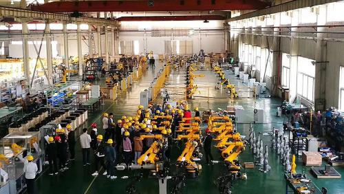 配天機器人安徽工廠又熱鬧了一番！