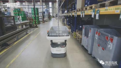 【視頻：科納普AGV倉(cāng)庫(kù)作業(yè)場(chǎng)景曝光，SLAM導(dǎo)航模式牛在哪里？】