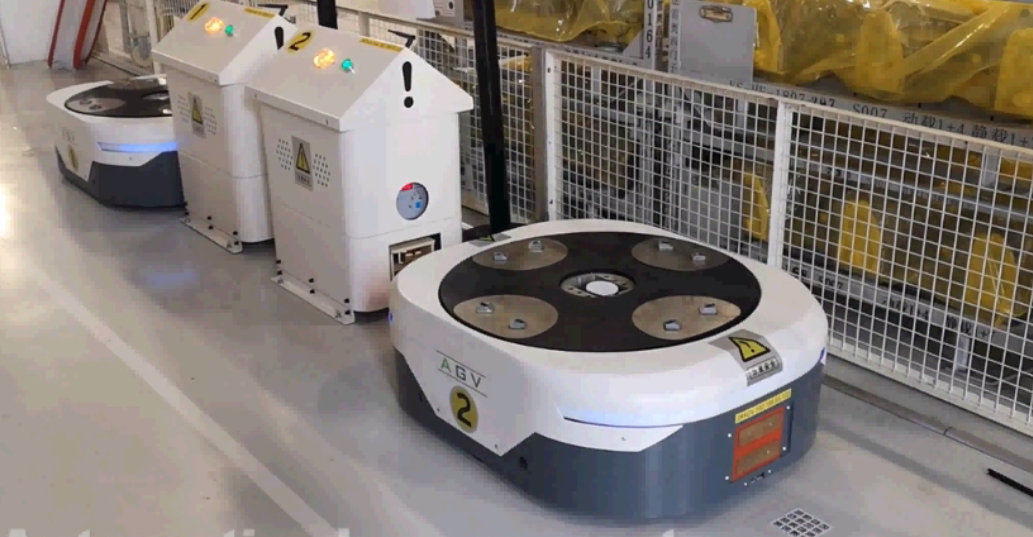 二維碼背負頂升式AGV