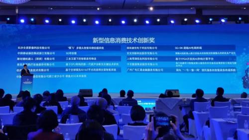 快訊 | 斯坦德榮獲“新型信息消費(fèi)技術(shù)創(chuàng)新獎(jiǎng)”