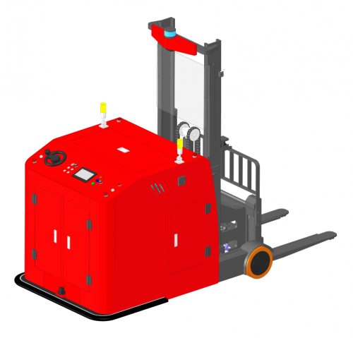 激導(dǎo)堆垛平衡重叉車AGV