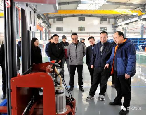 云南省煙葉公司符澤博董事長(zhǎng)到昆船參觀考察