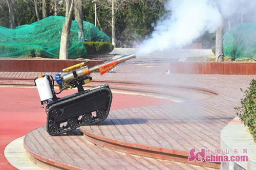 硬核！“煙臺造”智能機器人湖北戰(zhàn)“疫”