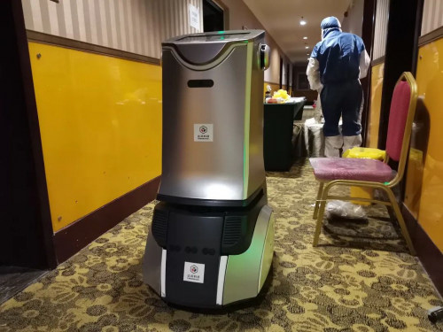 達(dá)闥5G云端防疫機(jī)器人助力山東青島打贏抗疫攻堅(jiān)戰(zhàn)