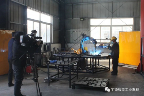 合肥廣播電視臺到安徽宇鋒采訪復工復產(chǎn)情況