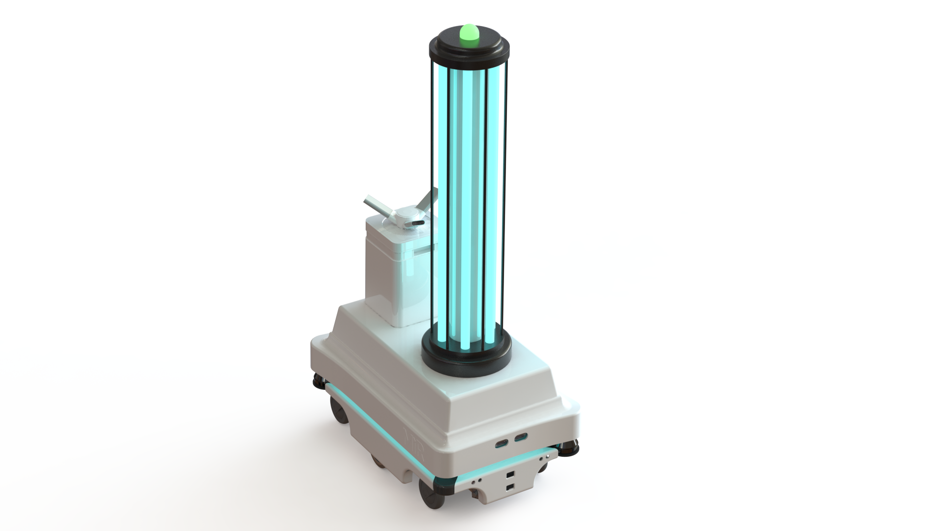 庫崎智能室內(nèi)消毒移動機器人