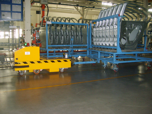 東精自動(dòng)化設(shè)備制造-AGV小車(chē)§拖拉式AGV小車(chē)