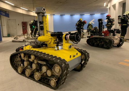 消防機(jī)器人、水下航行器……北京應(yīng)急救援新添“機(jī)器戰(zhàn)警”