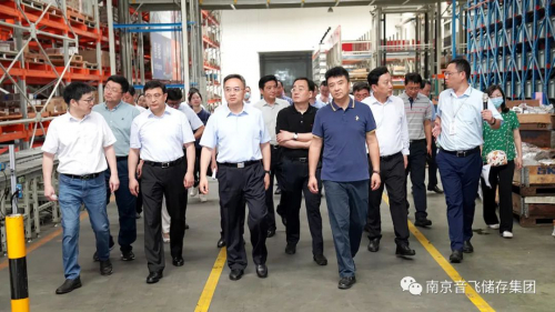 智能引領(lǐng)發(fā)展丨市人大常委會(huì)主任龍翔一行調(diào)研音飛儲(chǔ)存智能裝備制造工廠