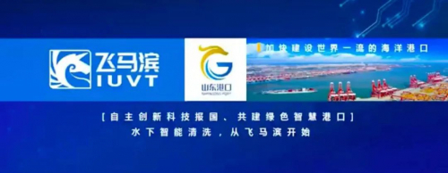 國內(nèi)首創(chuàng)飛馬濱水下智能清洗機器人亮相山東港！