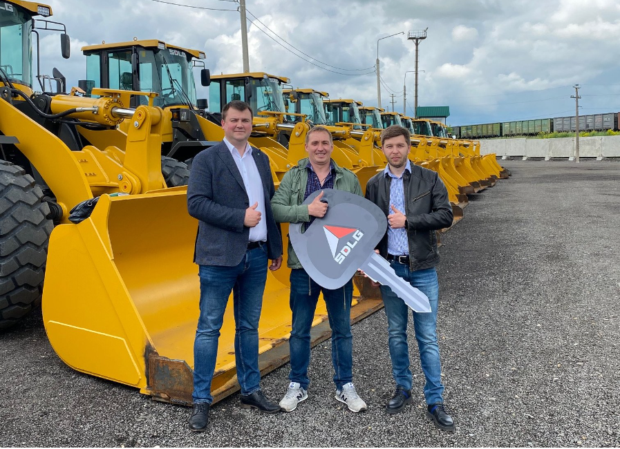 山東臨工海外市場再結碩果！俄羅斯市場一次交付32臺設備