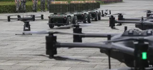 無人機出沒！無人車穿梭！這場演練第一次見