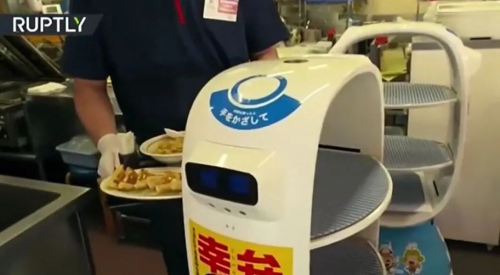 日本首家機(jī)器人拉面店，無接觸配送成抗疫法寶